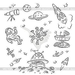 Space - vector clipart
