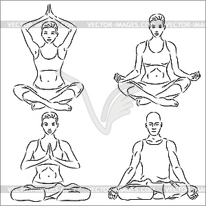 Yoga - vector clipart / vector image