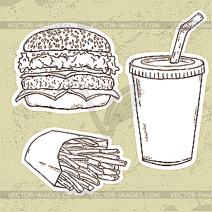 Fast Food - vector image