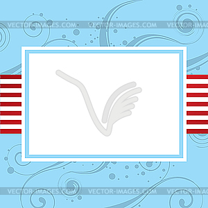 American frame - vector clipart