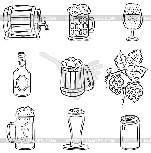 Beer Set - vector clipart