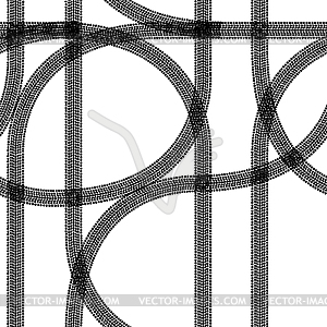 Бесшовные обои зимняя шина отслеживает шаблон - клипарт в векторе / векторное изображение