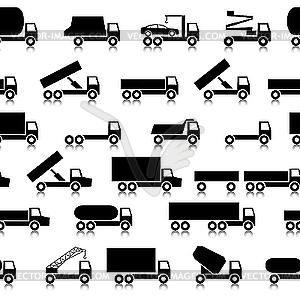 Cars, vehicles. Car body. Seamless wallpaper - stock vector clipart