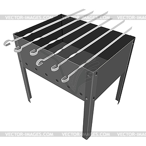 Barbecue grill . - vector image