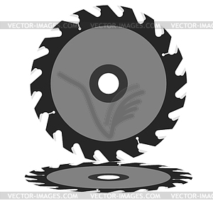 Circular saw blade . - vector clip art