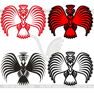 Eagle symbols and tattoo,  - vector clip art