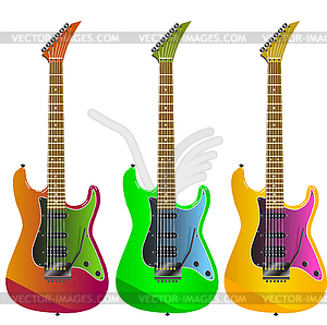 Electric guitar - vector clipart