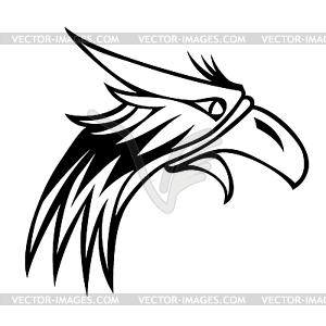 Орел на талисман или эмблема дизайн - клипарт в векторе / векторное изображение