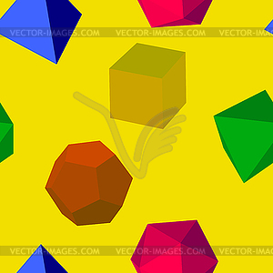 Geometric shapes pattern - vector image