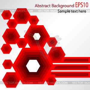 Abstract red background - vector clipart / vector image