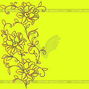 Flower pattern - vector clipart