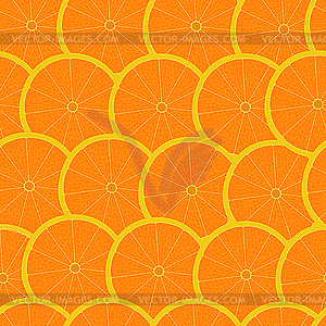 Grapefruit seamless background pattern - vector clipart / vector image