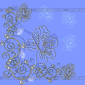 Flower pattern - vector clip art