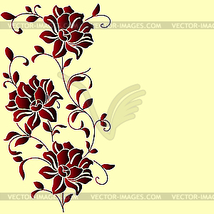 Flower pattern - vector clipart