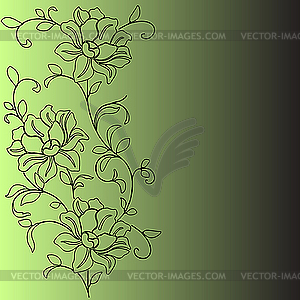 Flower pattern - vector clip art