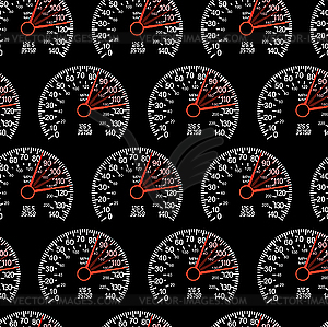 Seamless pattern speedometer - vector clipart / vector image