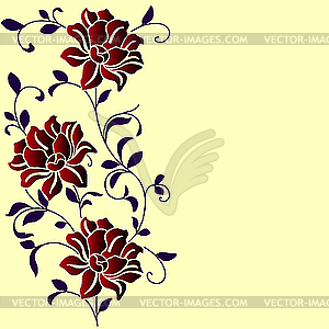 Flower pattern - vector image