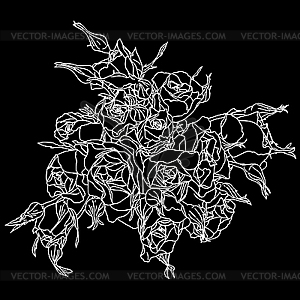 Floral design element - vector image