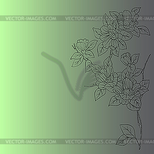 Flower pattern - vector image