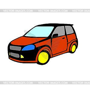 Автомобиль - изображение векторного клипарта