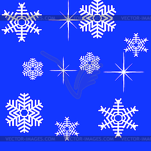 Snowflakes - vector clipart