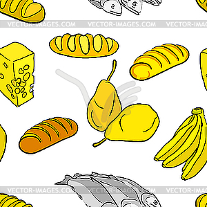 Big collection of food - vector clipart