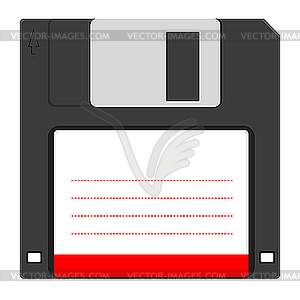 Floppy disc - vector clipart