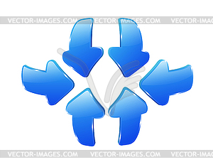 3d arrows - vector image