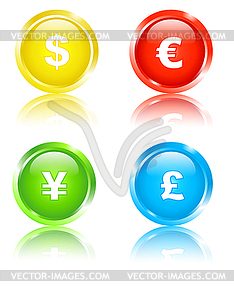 Financial icons - vector image