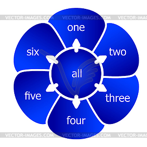 Organization chart - vector image