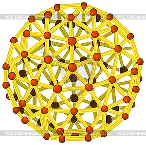 Fframe of the ball - royalty-free vector image