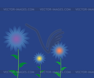 Abstract flower background - vector clip art