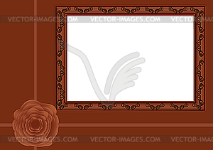 Frame for picture - vector clipart