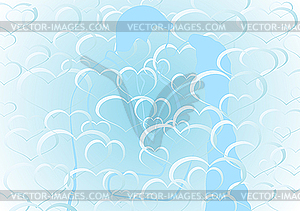 Couple in love - vector clipart