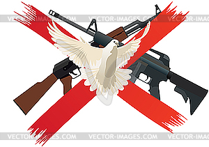 Disarmament - vector clip art