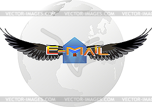 E mail - vector clip art