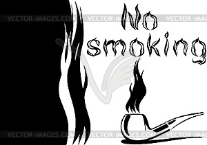 Do not smoke - vector clipart