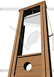 Guillotine - vector image