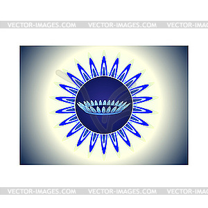 Gas burner - vector image