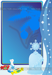Лед звонок, и конфеты - изображение в векторном формате