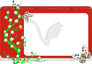 Red card - vector clipart