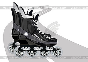 Roller skates - vector clipart / vector image