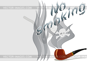 Курение Яд - векторное изображение EPS