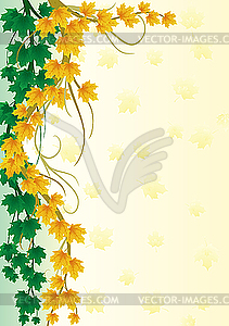 Summer autumn background - vector clip art