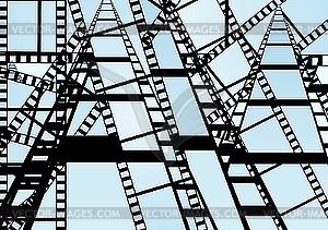 The background of the film - vector image