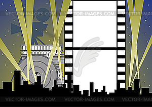 World of cinema - vector image