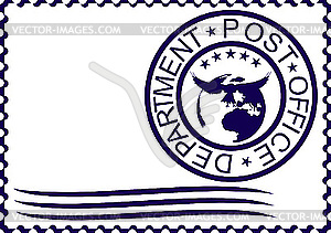 Postage stamp - vector clip art