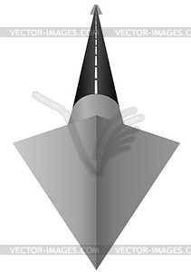 The road Arrow  - vector image