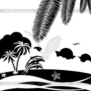 Seashore - vector clipart