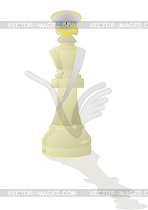 White King Chess - General - vector clipart